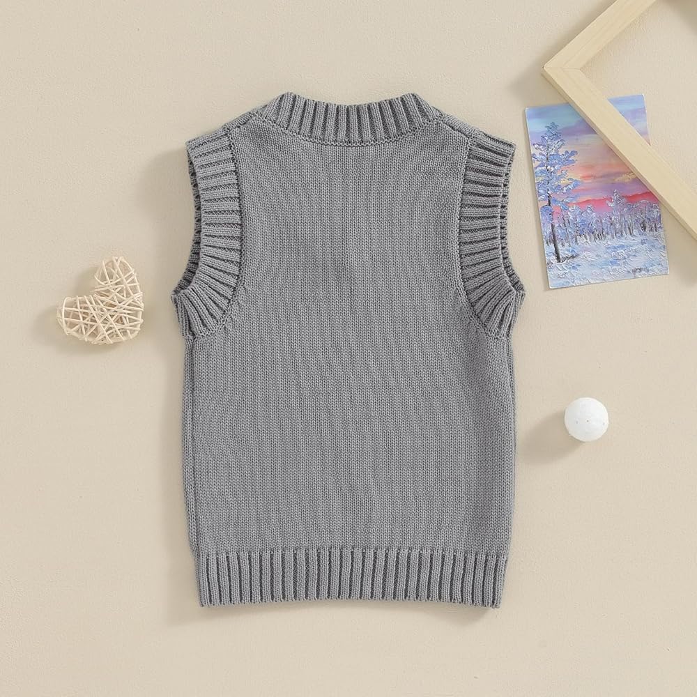 Amazon.com: Nokpsedcb Baby Sweater Vest Toddler Boy Girl